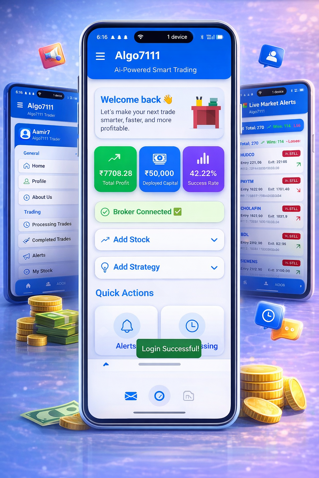 Algo 711 Trading App